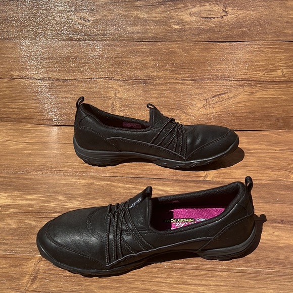 Skechers empress lets be real black slip on shoes sneakers size 6.5 - Picture 10 of 11